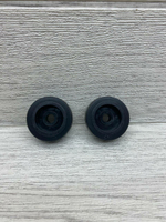 Колесо для мебели прорезиненное ролик для дивана диаметр 40 мм отверстие 8 мм 4 шт