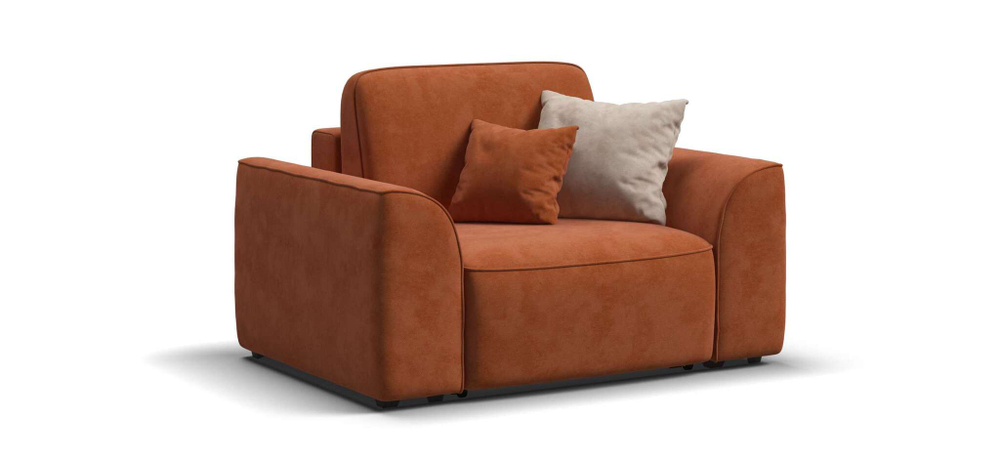 Кресло KING MODOOL Велюр Alkantara оранж