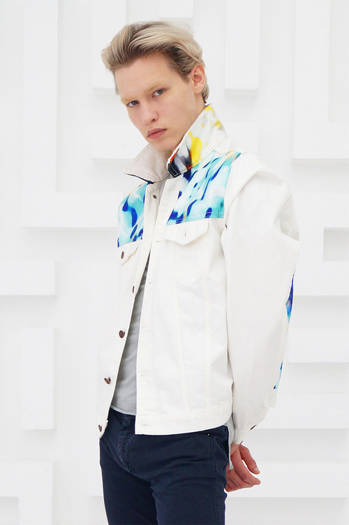 LIGVIANNI Джинсовая куртка Denim Jacket Leopard