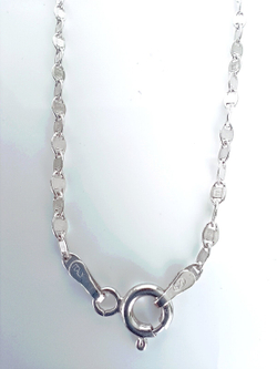 Цепь Эстерелла, серебро 925*, родирование/Ф