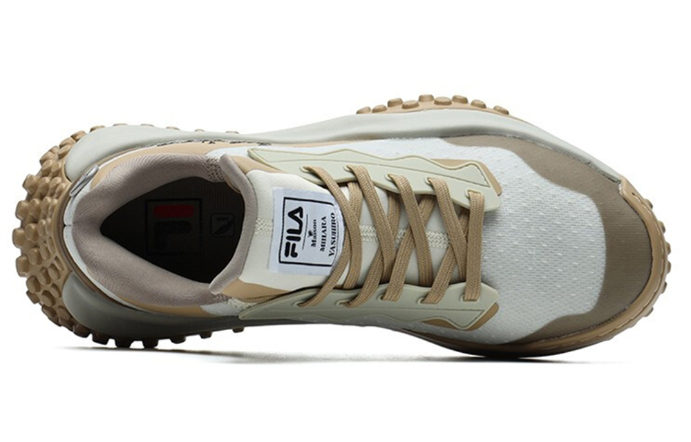 MIHARA YASUHIRO x FILA 9 Sports Low top Casual Shoes Women"s Brown White