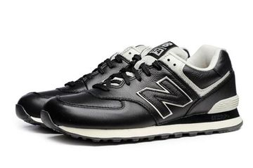 Кроссовки New Balance 574 Leather Black