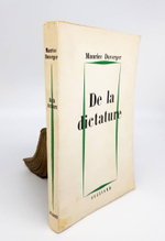 "De la dictature (Диктатура)". Maurice Duverger (Морис Дюверже)
