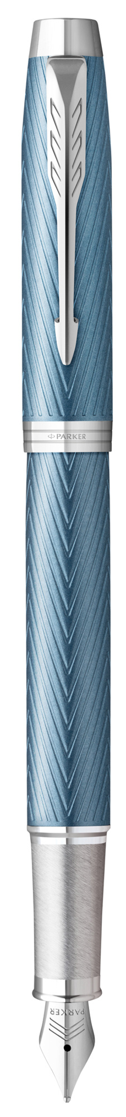 Parker IM Premium - F318 Blue Grey CT, перьевая ручка, F