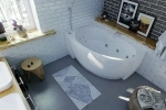 Ванна Aquatek Бетта 170х97 белая с панелью