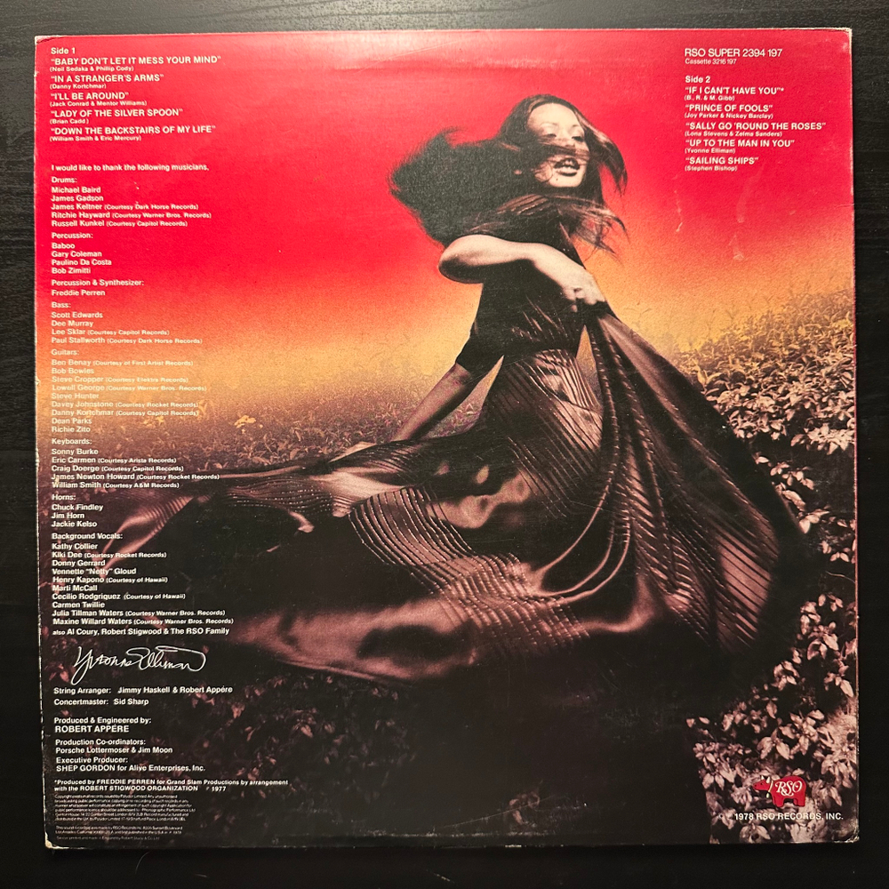 Yvonne Elliman - Night Flight (Англия 1978г.)