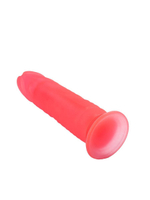 Розовый фаллоимитатор на подошве-присоске - 17,5 см. (Цвет: розовый)