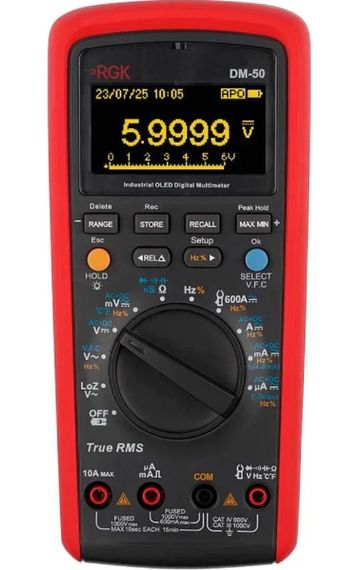 Мультиметр цифровой RGK DM-50 с поверкой