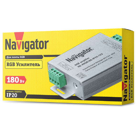 Усилитель ARGB180 180Вт 12V IP20 80 24859