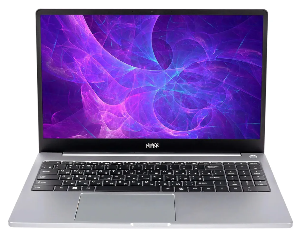 15.6" Ноутбук HIPER MTL1577C53QHH0A (1920x1080, Ryzen 7 5800U, RAM 16ГБ, SSD 256ГБ, AMD Radeon Graphics, Windows 10 Home)