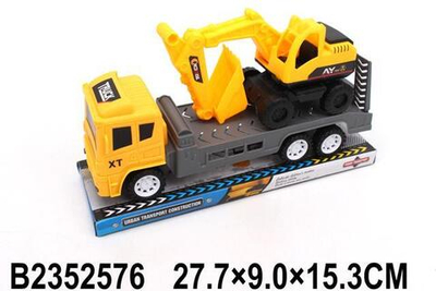 Автовоз ин. 27см +спецтехника, ПК XT714-28