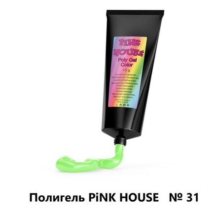 Pink House Полигель 031 бледно-зеленовый 15 гр.