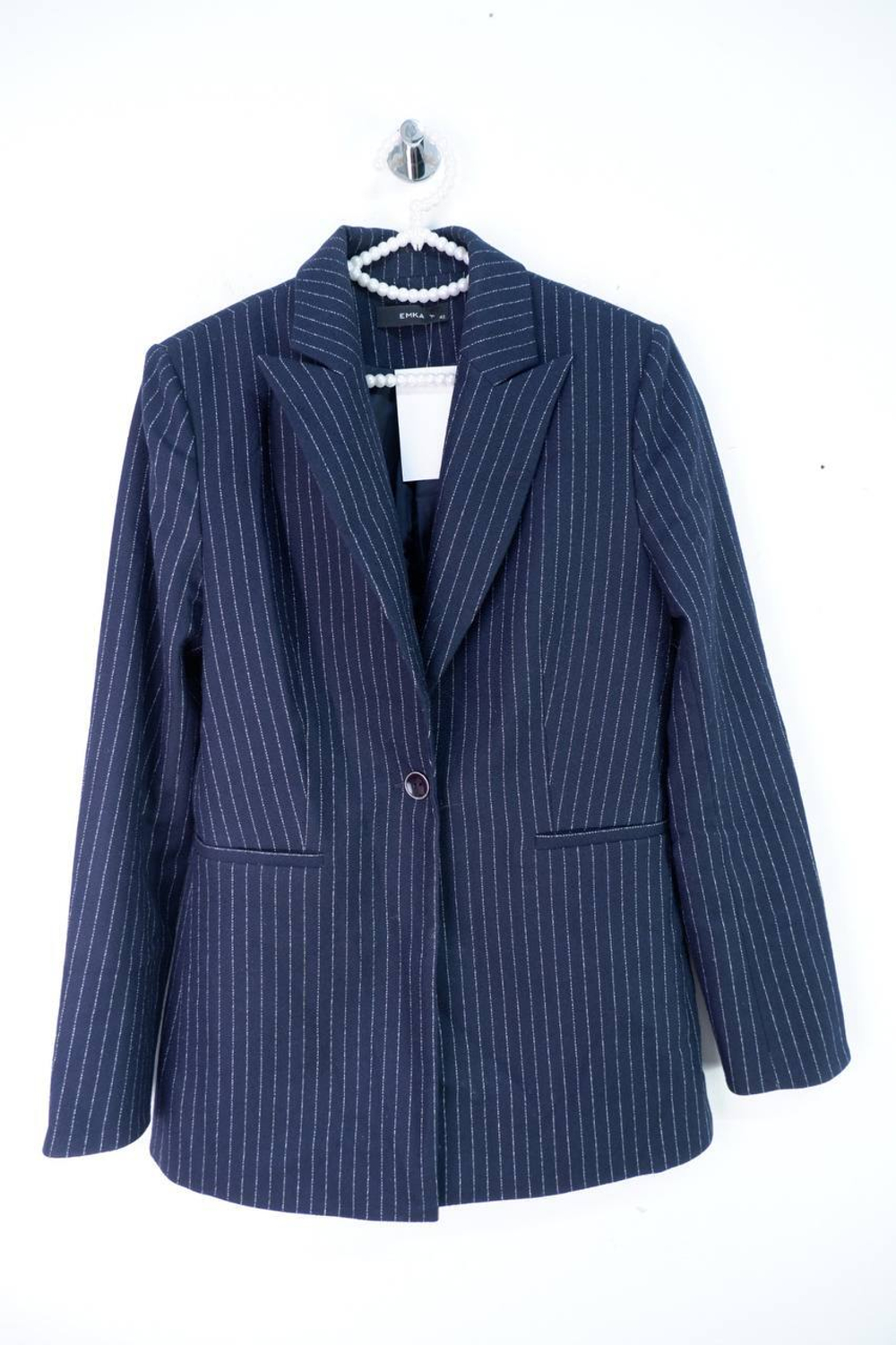 Пиджак Emka в полоску, визуально на 42 размер