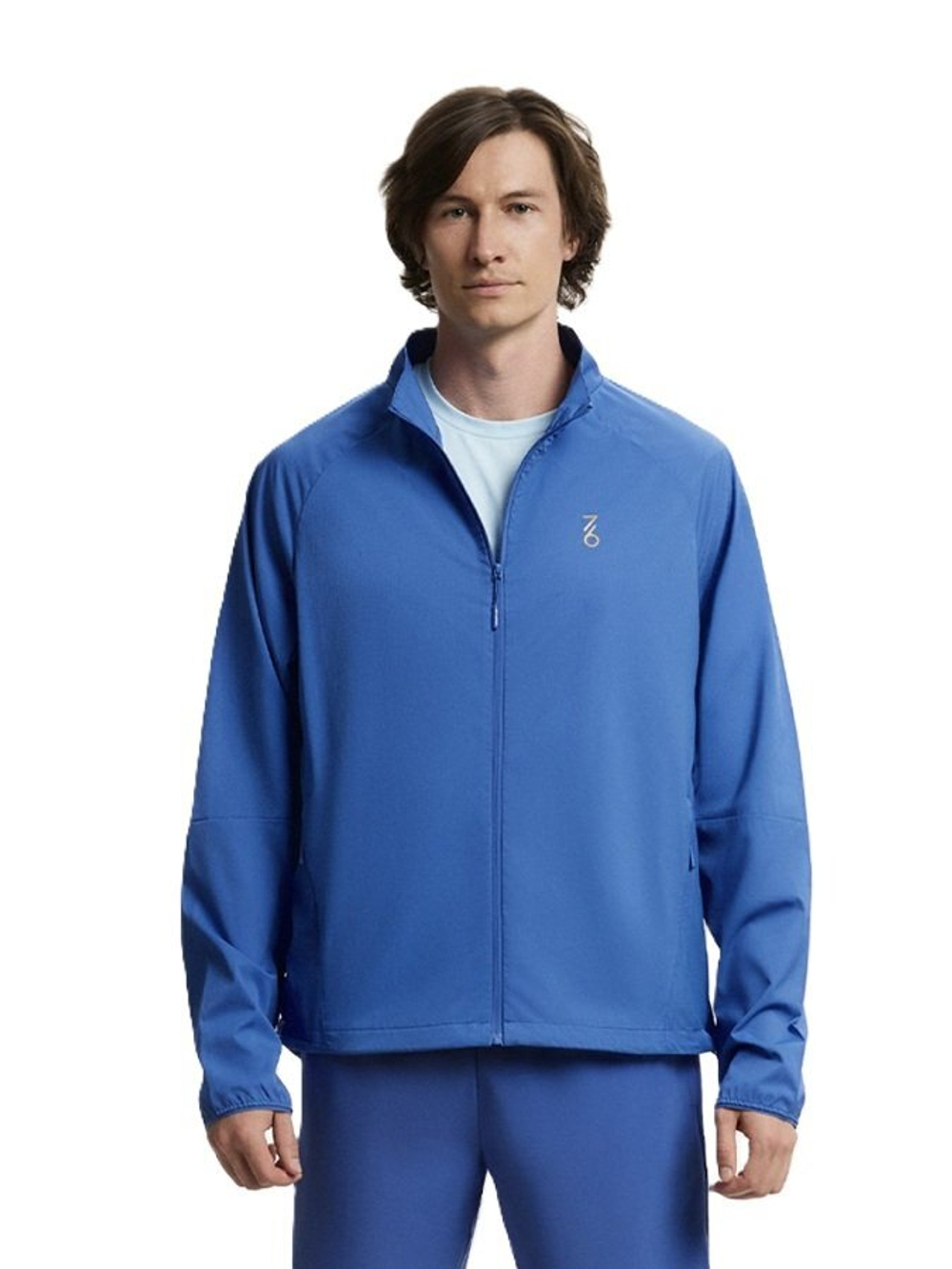 ОДЕЖДА ДЛЯ ТЕННИСА Мужская, Кофта с рукавом SEVENSIX JACKIE JACKET MEN BLUE LOLITE .