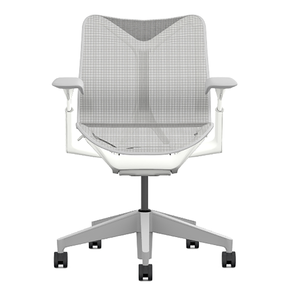 Кресло Herman Miller Cosm, низкая спинка, цвет Mineral, регулируемые подлокотники