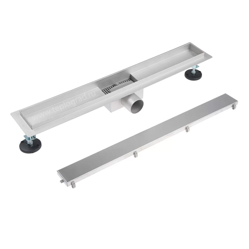 Душевой трап под плитку (сухой+гидрозатвор) 70*700 TIM