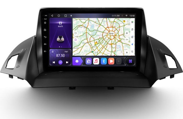 Магнитола для Ford Kuga 2 2013-2019 - Kuberg OL-9203-1 Android 12, Быстрая, CarPlay, 4G SIM-слот