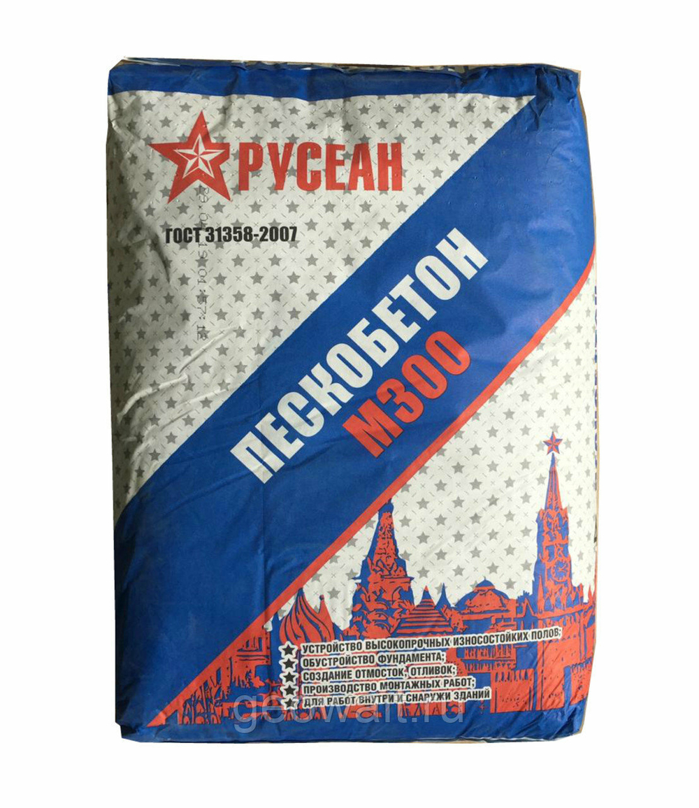 Пескобетон М-300 Русеан 40кг