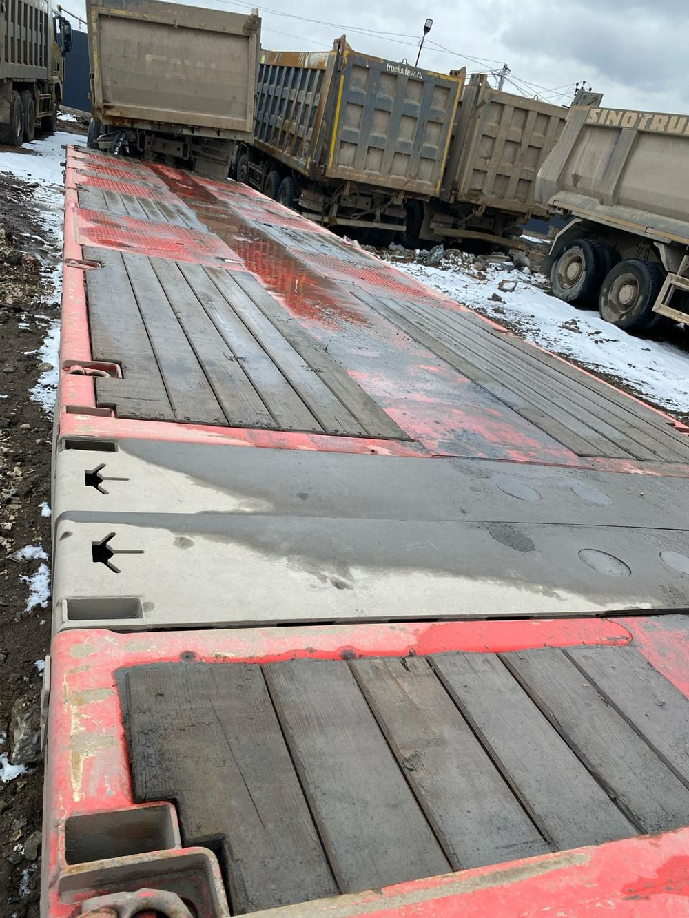 MANAC 4 Полуприцеп тяжеловоз 4 оси 4S0U1N (Раздвижной)