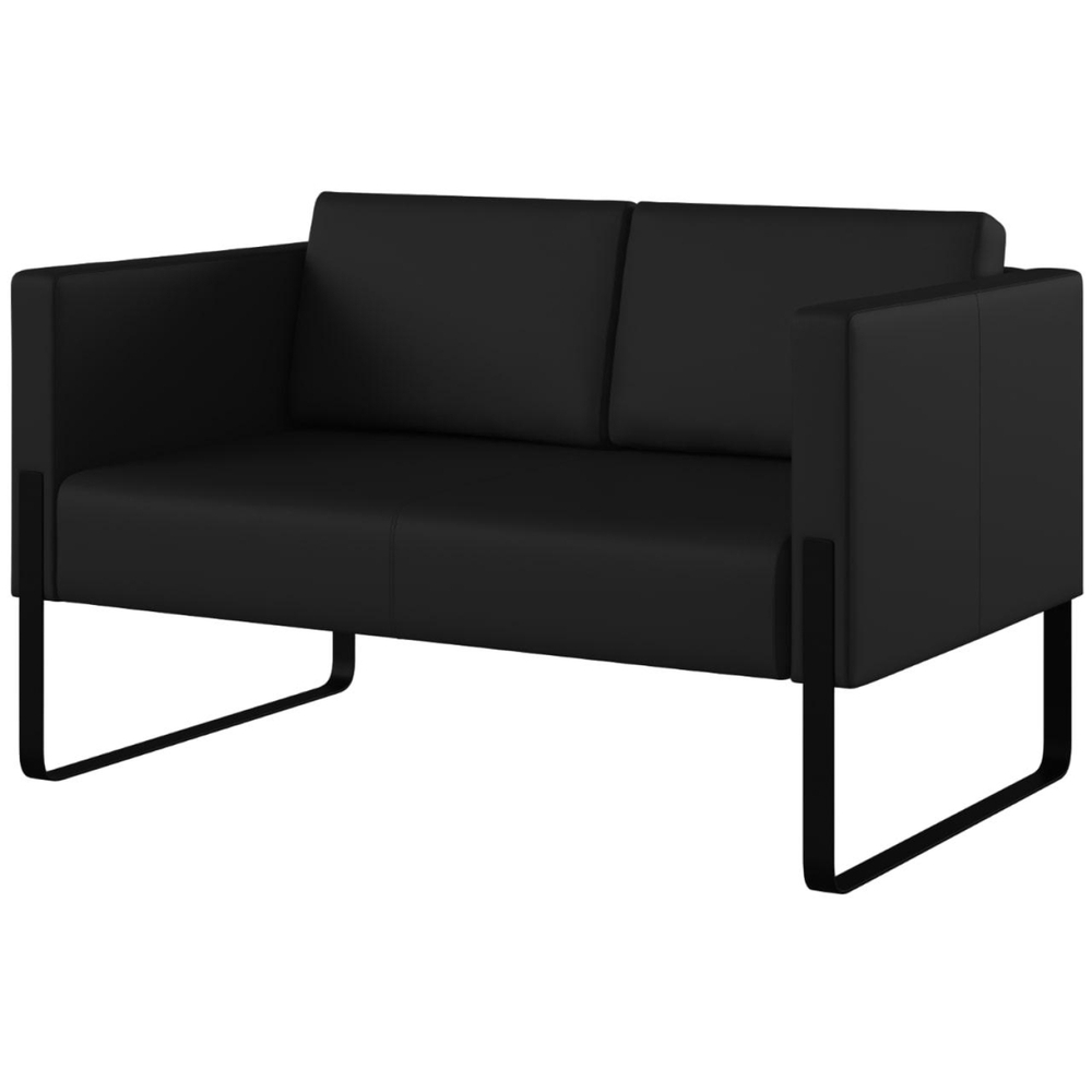 Диван EF_Тренд 2м черный к/з Р2 euroline 9100