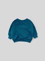 Свитшот оверсайз (темная бирюза)
