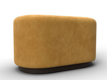 Пуф 007, BRUT 10 желтый, Велюр;Экокожа, 132515