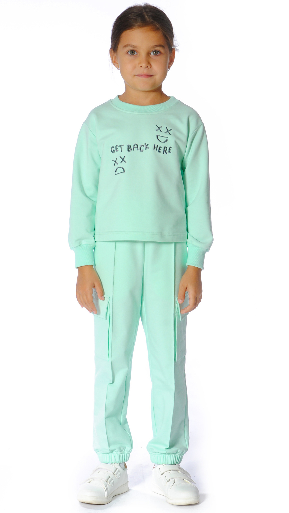 Брюки трикотажные для девочки 3-6 лет Fleur de Vie