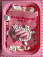 Гелевая ароматическая свеча с подставкой Marshmallow Pop