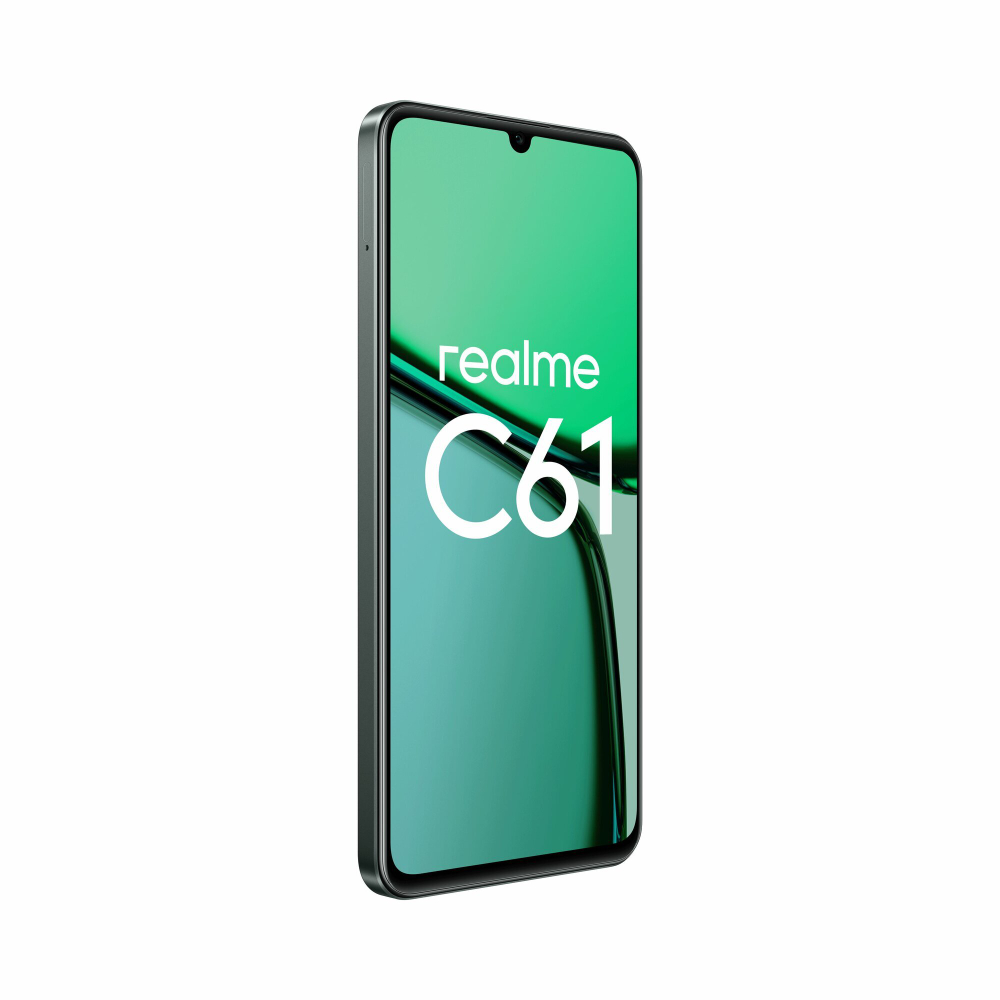 Смартфон realme C61 8/256 ГБ, Dual nano SIM, Ростест, темно-зеленый