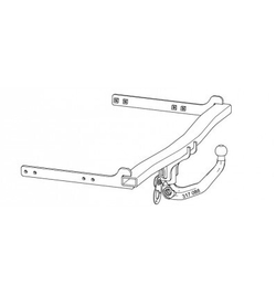 Фаркоп Westfalia 317102600001 Skoda Octavia 2, SuperB 2 2004-2013(паспорт и сертификат в комплекте)(без электрики)