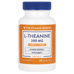 The Vitamin Shoppe, L-теанин, 200 мг, 120 растительных капсул