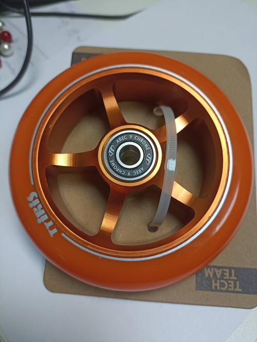 Колесо для самоката X-Treme 110*24 мм,  Iris, orange (10013160/201122/3560288, Китай)