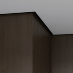 Плинтус Ликорн Скрытый плинтус / Теневой профиль C-06.2.3 Чёрный, матовый