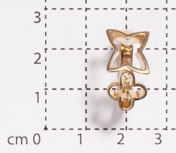 "Бусери" кольцо в золотом покрытии из коллекции "Gammi" от Jenavi