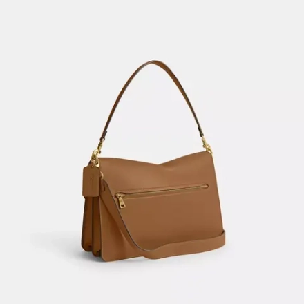 COACH СУМКА ЧЕРЕЗ ПЛЕЧО TABBY CHAIN 35, МЕДОВО-КОРИЧНЕВЫЙ