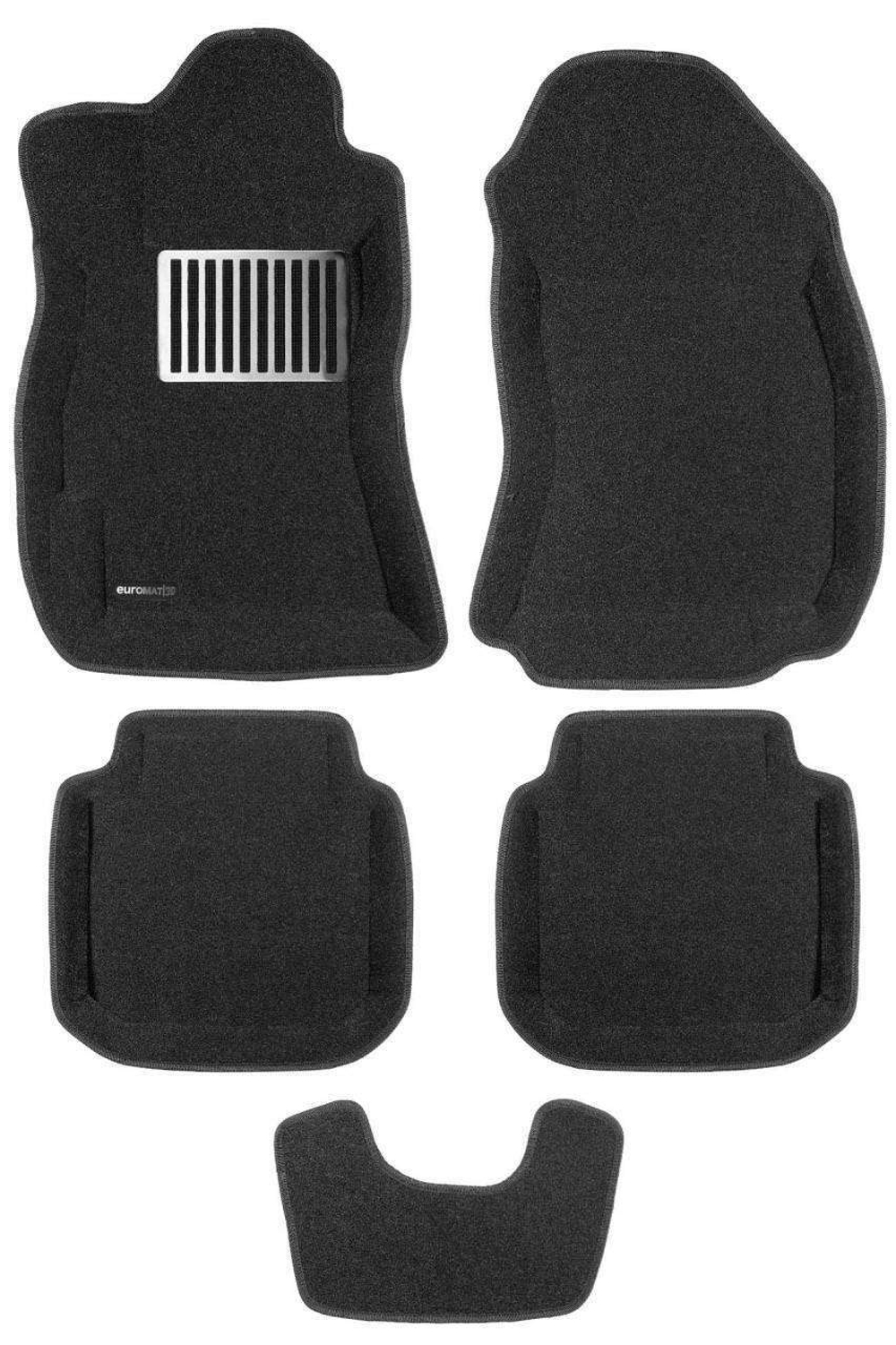 Коврики салона для SUBARU Outback/Legacy (2010-2016-) Euromat 3D Lux черные. Арт. EM3D-004704
