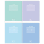 Тетрадь школьная А5 12л линия "Классная - soft", эконом. (BG) микс цветов (комплект 5 шт)