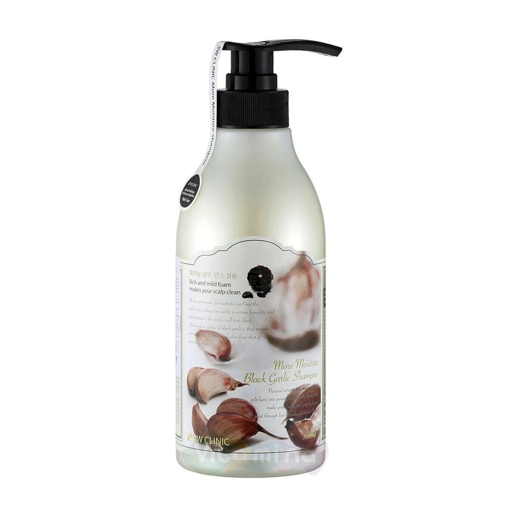 3W Clinic More Moisture Black Garlic Hair Pack маска против выпадения волос для волос с черным чесноком