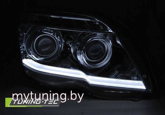 Фары передние TUBE LIGHT BLACK для Mercedes GLK X204