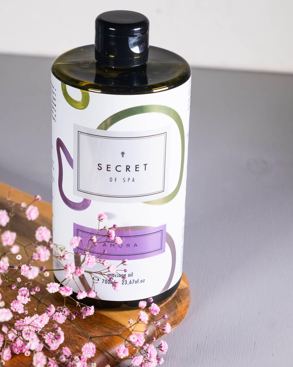 Массажное масло «Ежевика и мимоза» (Amora) SECRET OF SPA
