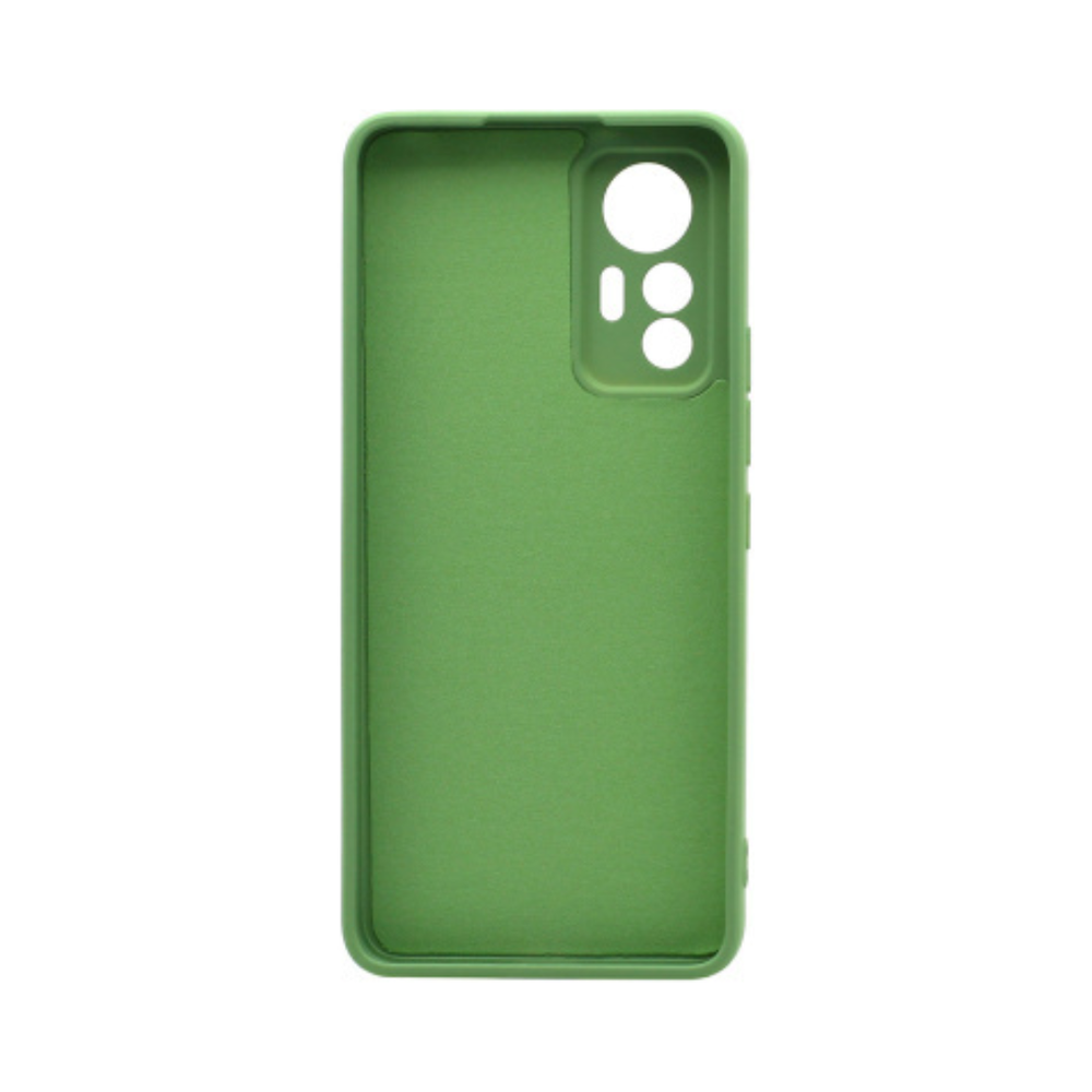 Силиконовый матовый чехол Silicone Case NEW ERA для Xiaomi 12 Lite, зеленый