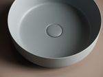 Умывальник чаша накладная круглая (цвет Антрацит Матовый) Element 390x390x120мм