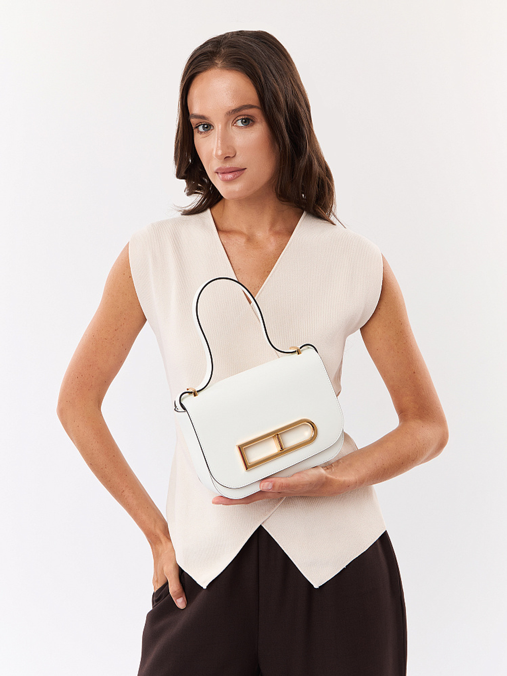 Сумка кожаная FABRETTI L19717-065