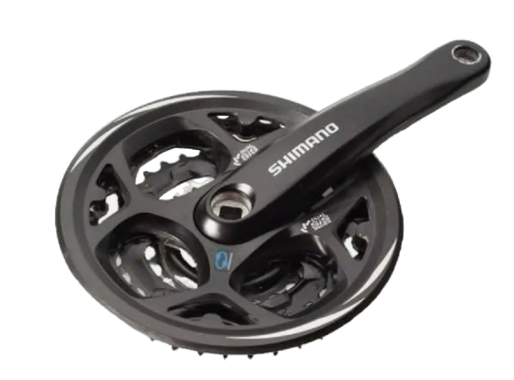 Система Shimano Altus М311, 170мм, Квадрат, 42/32/22Т, черный