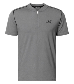 Мужское теннисное поло EA7 Jersey - smoked pearl