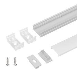 Профиль с экраном ARH-WIDE-H10-2000 ANOD+OPAL (Arlight, Алюминий) 036768