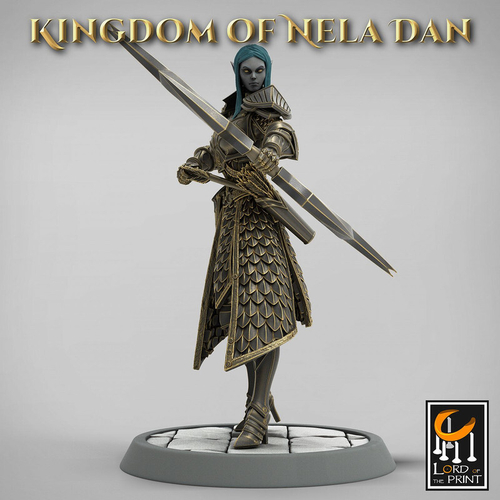 Archer Elves Эльф Полуэльфы Темные эльфы Дроу Воин Паладин Варвар Файтер Рыцарь миниатюра для dnd, днд, pathfinder, фентези, Настольная игра, НРИ, Варгейм, РПГ