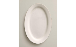 Zara Home блюдо сервировочное из костяного фарфора, цвет золотой, 35 см