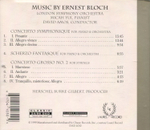 London Symphony Orchestra, Micah Yui, David Amos / Ernest Bloch: Concerto Symphonique, Scherzo Fantasque, Concerto Grosso No 2 (DVD Audio)