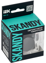 SKANDY Светорегулятор поворотный 600Вт SK-D01Bl черный IEK
